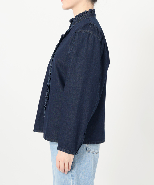 ブラウス シャツ IENA LA BOUCLE デニムブラウス レディース IENA LA BOUCLE デニムブラウス（シャツ／ブラウス）｜IENA