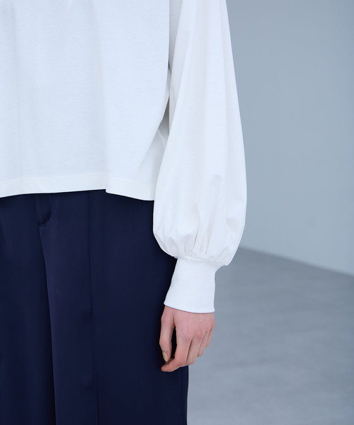 N.O.R.C tシャツ ボリュームスリーブトップス「マルチファンクション 