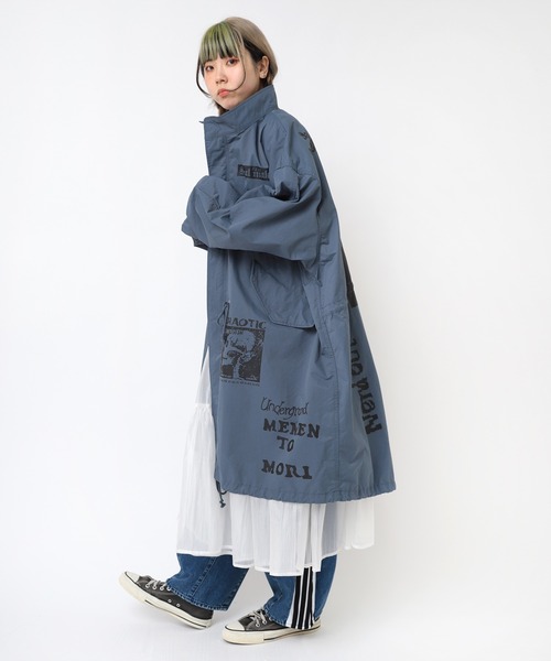 RNA モッズコート コート C0783 マルチプリントBIGモッズ