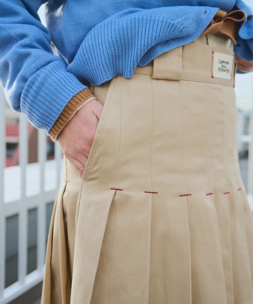 common gull products. スカート 街のチノプリーツスカート