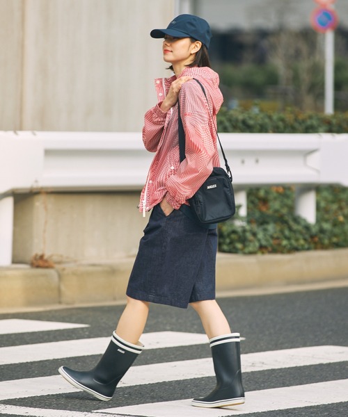 AIGLE（エーグル） ブルゾン ジャンバー 軽量 撥水 パッカブルプリント