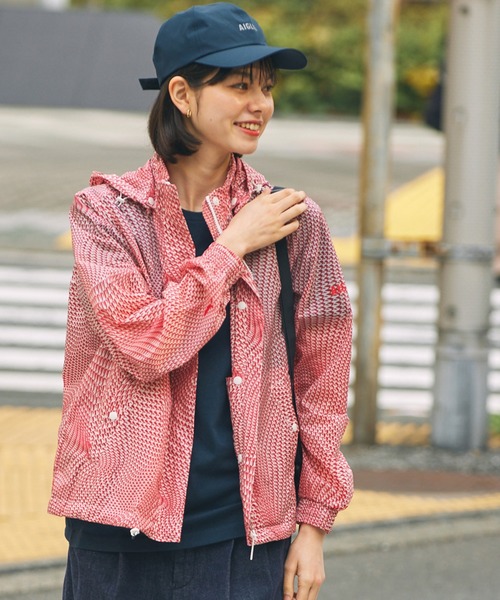 AIGLE（エーグル） ブルゾン ジャンバー 軽量 撥水 パッカブルプリント