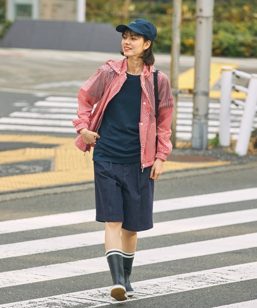 AIGLE（エーグル） ブルゾン ジャンバー 軽量 撥水 パッカブルプリント