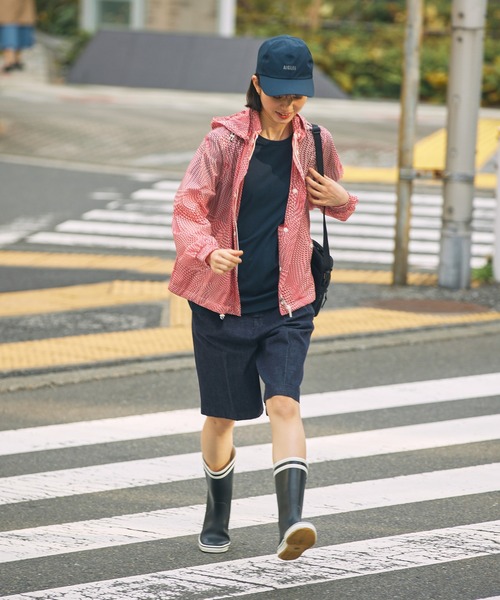 AIGLE（エーグル） ブルゾン ジャンバー 軽量 撥水 パッカブルプリント