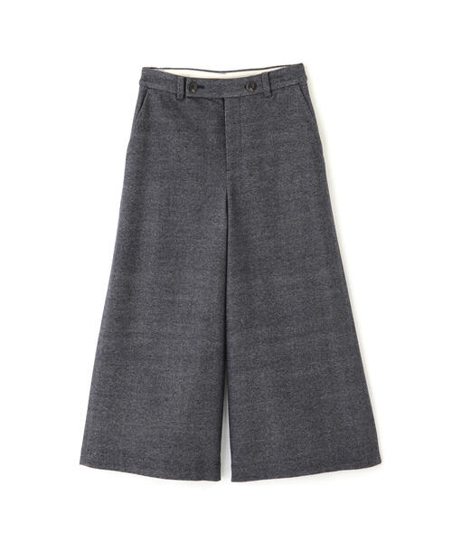 「human woman」 クロップドパンツ LARGE ネイビー レディース_画像2