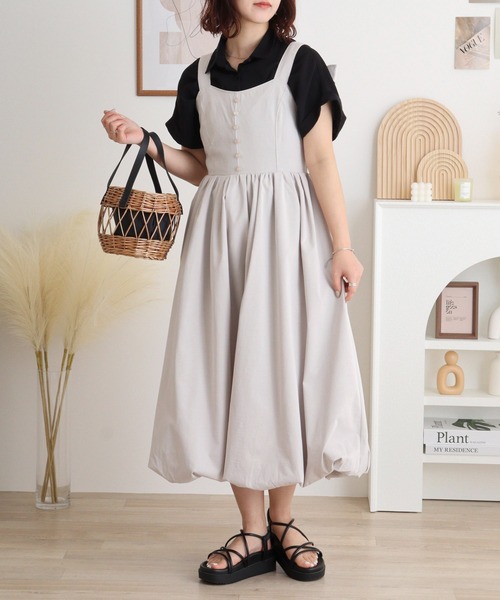 FUNALIVE（ファンアライブ） ジャンパースカート nohea 後ろリボン