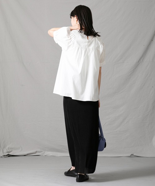 「Gready Brilliant」 7分袖ブラウス 38 ブラック レディース_画像4