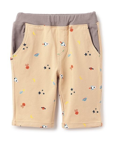 kladskap パンツ 宇宙柄6分丈パンツ キッズ 子供服 男の子