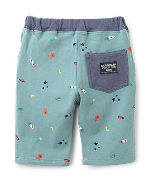 子ども用 多色 宇宙柄 ジャケット、ズボン kladskap パンツ 宇宙柄6分丈パンツ キッズ 子供服 男の子