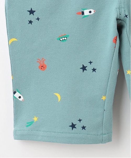 子ども用 多色 宇宙柄 ジャケット、ズボン kladskap パンツ 宇宙柄6分丈パンツ キッズ 子供服 男の子