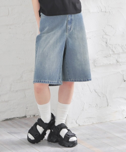 Honeys ジーンズ デニム デニムパンツ デニムハーフパンツ レディース
