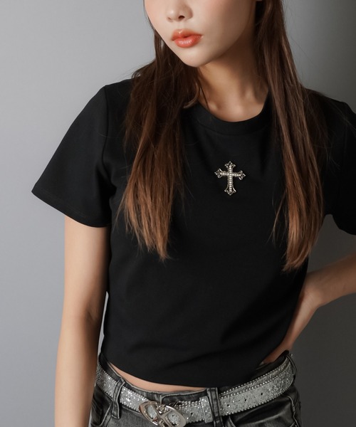 tシャツ スピンロゴ S/S Ｔシャツ レディース SPINNS tシャツ 半袖ピタTシャツ/USA レディース : ZOZOTOWN