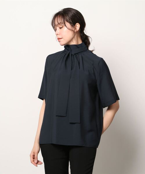 UNITED ARROWS 「UNITED ARROWS」 半袖ブラウス FREE ブルー 