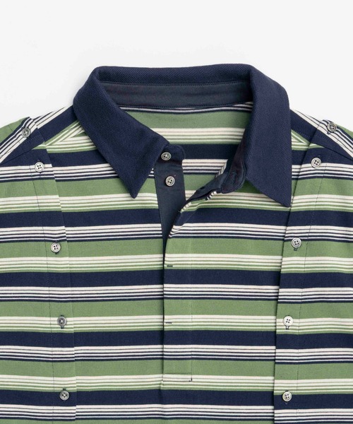 メゾンスペシャル ポロシャツ MAISON SPECIAL ポロシャツ ポロ Multiway Button Polo Shirt
