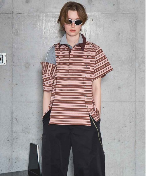 【MAISON SPECIAL】ポロシャツ MAISON SPECIAL ポロシャツ ポロ Multiway Button Polo Shirt