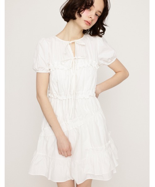 JILTU petit frill one pieceフリルワンピース ホワイト JILTU 2022 S/S コレクション「my lovely thing」3月15日（火