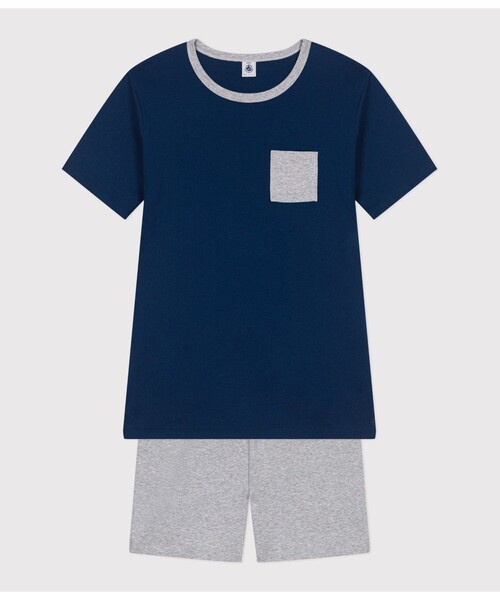 プチバトー PETIT BATEAU パジャマ　S相当　メンズ　レディース 夏のおうち時間も快適♡大人女子にも大人気 #プチバトー パジャマ の