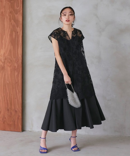 RUIRUE BOUTIQUE（ルイルエブティック） ワンピース 洗える ｜ レース