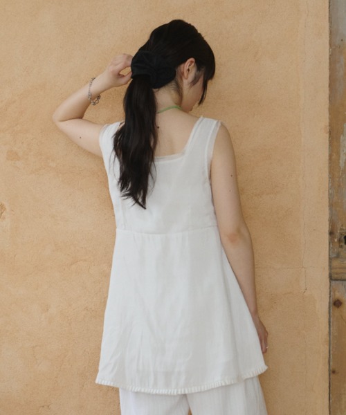 GIUNON hemsheerpleateddress ヘムシアープリーツドレス hem sheer pleated dress / ヘムシアープリーツドレス