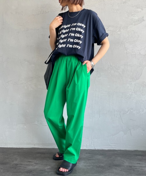 tシャツ 「FUNG/ファング」 IM ALRIGHT カットオフ プリントＴシャツ レディース FUNG tシャツ 「FUNG/ファング」 IM ALRIGHT カットオフ
