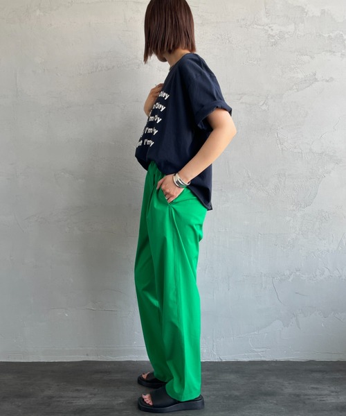 tシャツ 「FUNG/ファング」 IM ALRIGHT カットオフ プリントＴシャツ レディース FUNG tシャツ 「FUNG/ファング」 IM ALRIGHT カットオフ