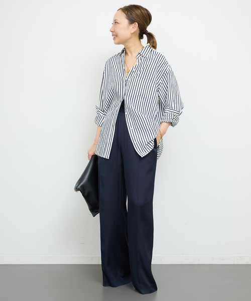 Deuxieme Classe ブラウス シャツ PARDIE ストライプ レディース