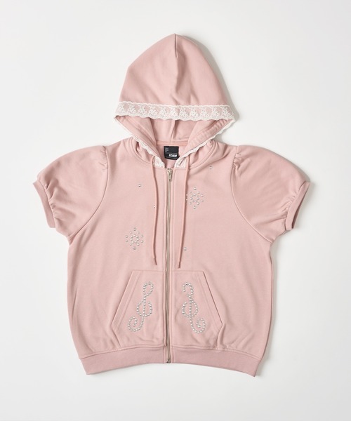 FCMM パーカー フーディー トップス ネイビー パフスリーブ セール】【日本限定】PUFF SLEEVES PARKER / パフスリーブ