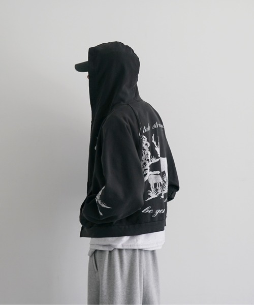 【海外限定】 Souvenir， パーカー Basketcase zip レディース メンズ up トップス