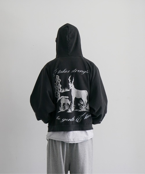 Basketcase パーカー Souvenir， zip up メンズ レディース