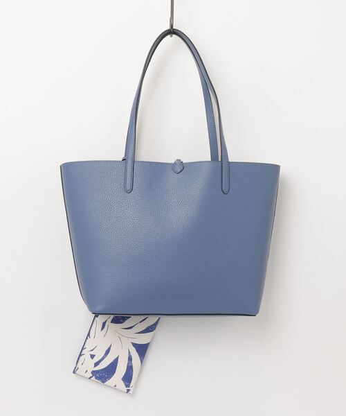 Ralph Lauren ネイビー　レザー トートバッグ ラルフローレン RALPH LAUREN ☆ネイビー本革トートバッグ