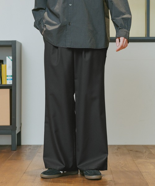 RAGEBLUE（レイジブルー） ワイドパンツ スラックス TRストレッチ