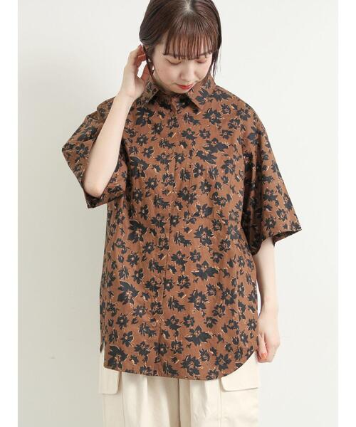 KENZO 半袖ブラウス プルオーバーニット タイ紐 M ブラウン 花柄 シアー Kenzo T-shirt men - Pink | FF65TS4574SI | GIGLIO.COM