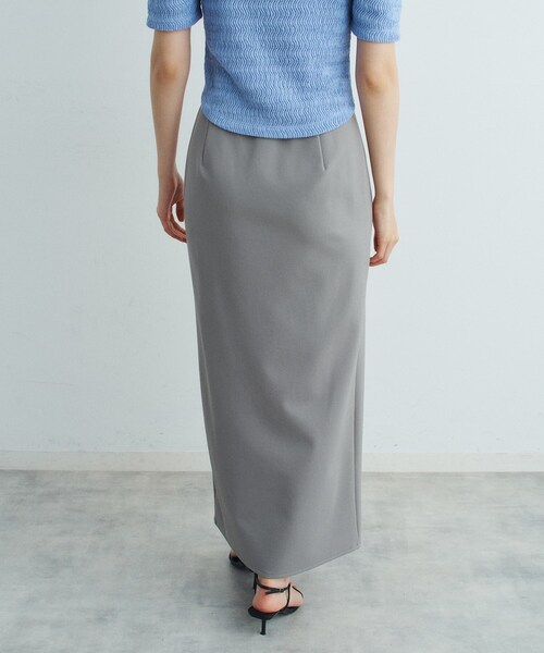 Slit long スカート　グレー　38 CODE A スカート slit jersey skirt : ZOZOTOWN Yahoo!店 - 通販