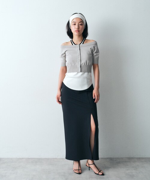 CODE A スカート slit jersey skirt : ZOZOTOWN Yahoo!店 - 通販