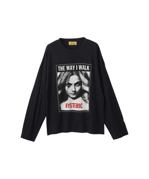 「HYSTERIC GLAMOUR」 長袖カットソー FREE ブラック レディース