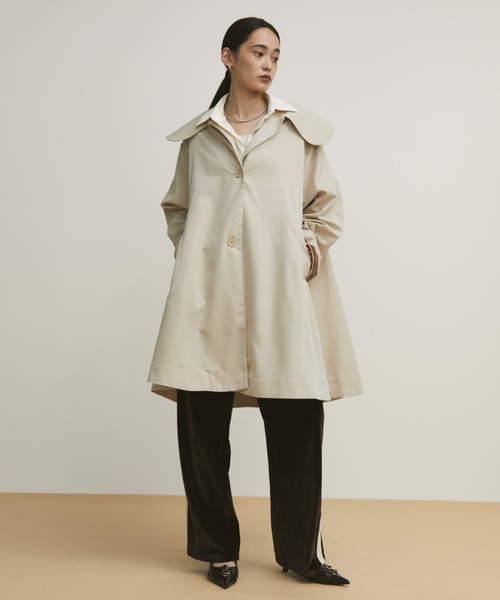 「MERLOT」 ステンカラーコート FREE ベージュ レディース_画像5