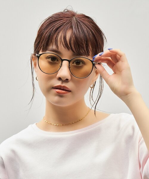 Zoff（ゾフ） サングラス SUNCUTGlasses/UV100%CUT ボストン型