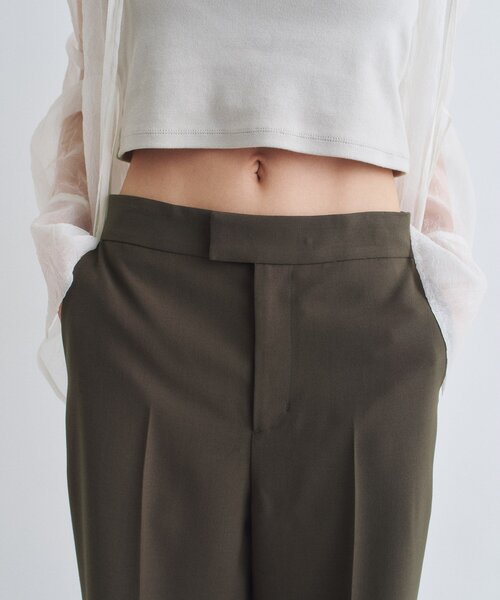 CODE A パンツ line zip trousers レディース : ZOZOTOWN Yahoo
