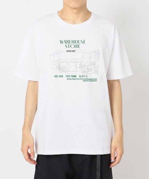 「JOURNAL STANDARD」 「mishima mart」半袖Tシャツ M ホワイト系その他4 メンズ