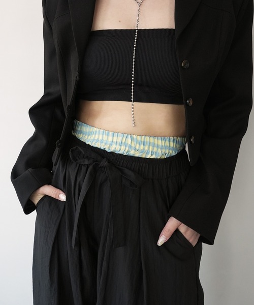 c.u.l パンツ 見せパン レディーストランクス ショーツ ギンガム