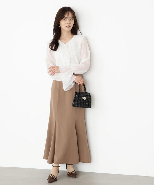 美品⭐︎AP STUDIO  楊柳ブラウス PROPORTION BODY DRESSING（プロポーションボディドレッシング