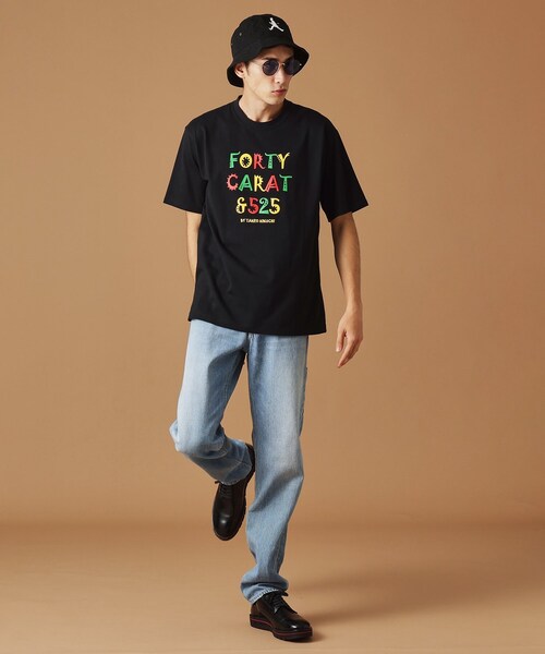 40CARATS&525 BY TAKEO KIKUCHI tシャツ 「Sサイズ〜」レゲエ調