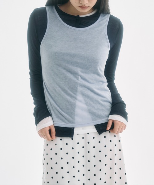 FEKETE（フェケテ） カーディガン sheer cardigan / シアー