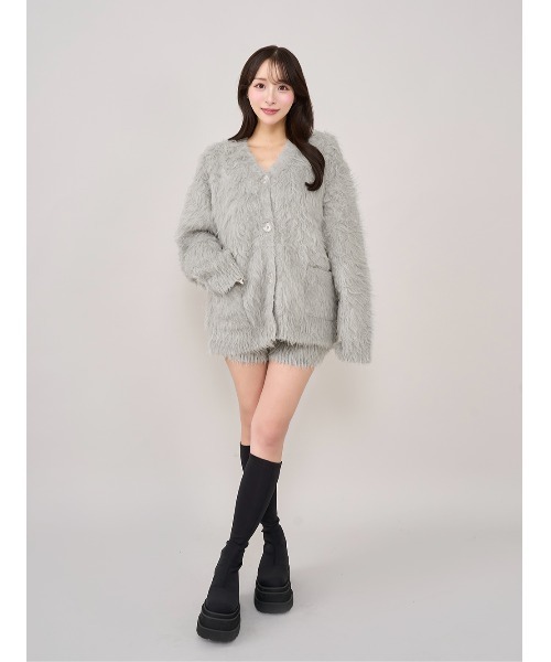 darich セット Darich セットアップ ヘアリーニットセットアップ レディース
