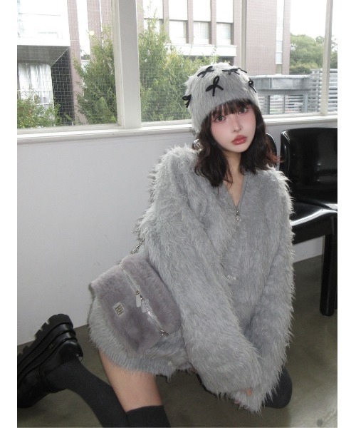 Darich セットアップ ヘアリーニットセットアップ レディース