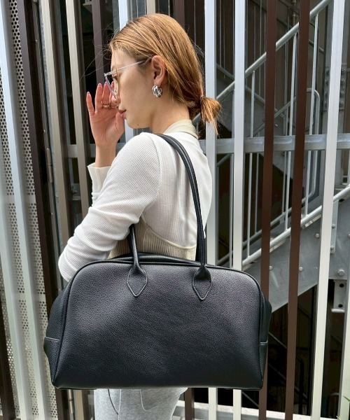 HANNE ボストンバッグ ロングハンドルボストンバッグ レディース