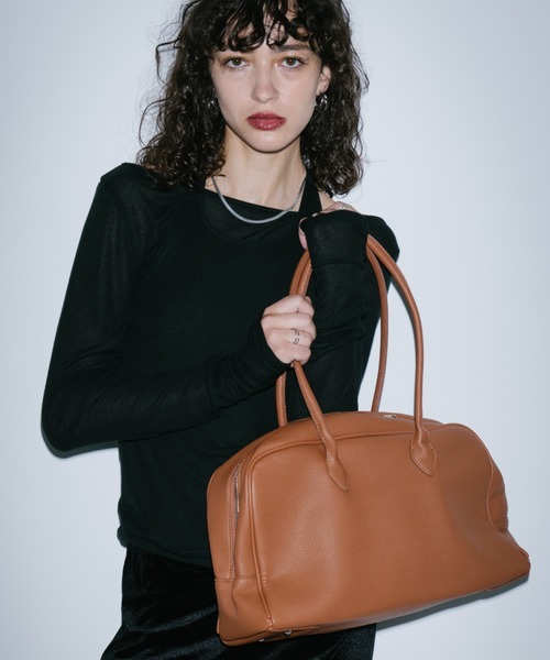 HANNE ボストンバッグ ロングハンドルボストンバッグ レディース