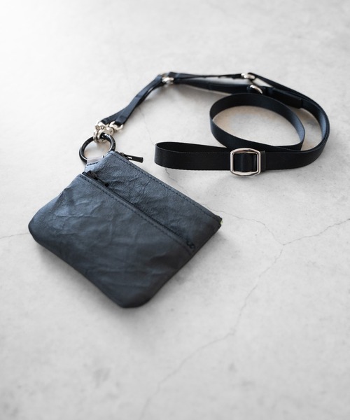 SENTI（センティ） ポーチ SENTI Dyneema(R) Leather W ZIP POUCH / 超