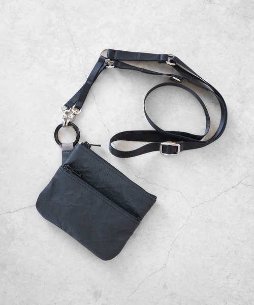SENTI（センティ） ポーチ SENTI Dyneema(R) Leather W ZIP POUCH / 超
