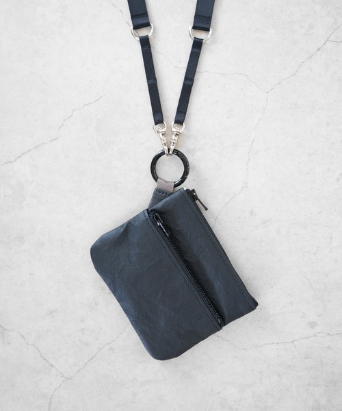 SENTI（センティ） ポーチ SENTI Dyneema(R) Leather W ZIP POUCH / 超